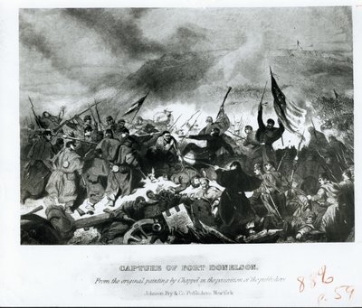 Eroberung von Fort Donelson von Alonzo Chappel